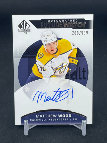 2025 UPPER DECK SP AUTHENTIC - FUTURE WATCH AUTO - M. WOOD - #138 - #'D/999 - AUTOGRAPH - RC