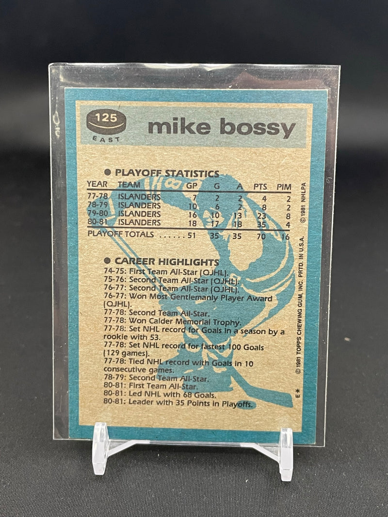 1981 TOPPS - SUPER ACTION - M. BOSSY -