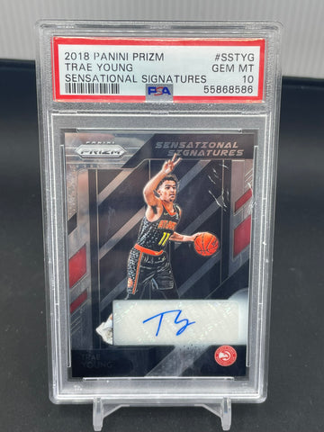 2018 PANINI PRIZM - SENSATIONAL SIGNATURES - T. YOUNG - #SSTYG - PSA 10 - AUTOGRAPH