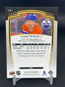 2024 UPPER DECK STATURE - RED - C. MCDAVID - #19 - #'D/249