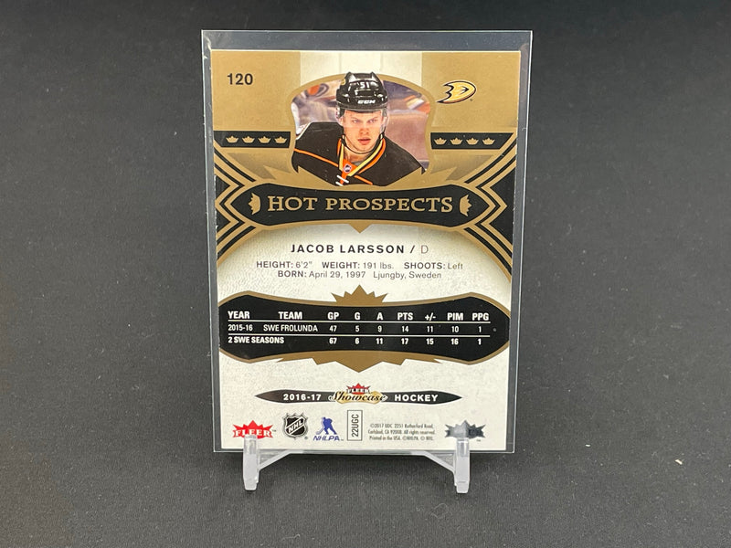 2016 FLEER SHOWCASE - HOT PROSPECTS - J. LARSSON - #120 - #'D/399 - RC