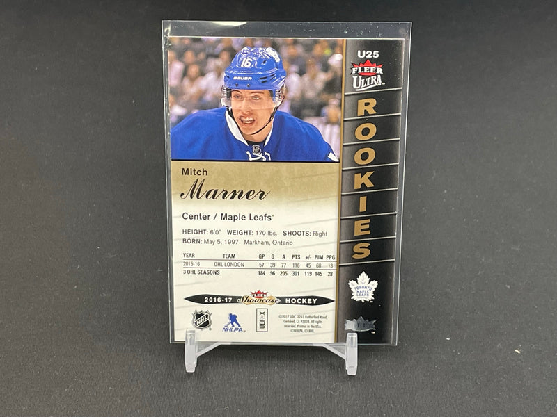 2016 FLEER SHOWCASE - ULTRA ROOKIES - M. MARNER - #U25 - #'D/599 - RC