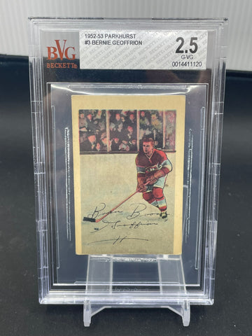 1952 PARKHURST - B. GEOFFRION - #3 - BVG 2.5