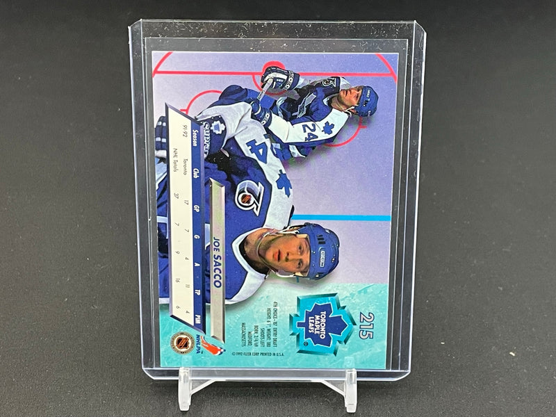 2016 FLEER SHOWCASE - 1992 FLEER ULTRA 25TH ANNIVERSARY BUYBACK - J. SACCO - #215 - #'D/25