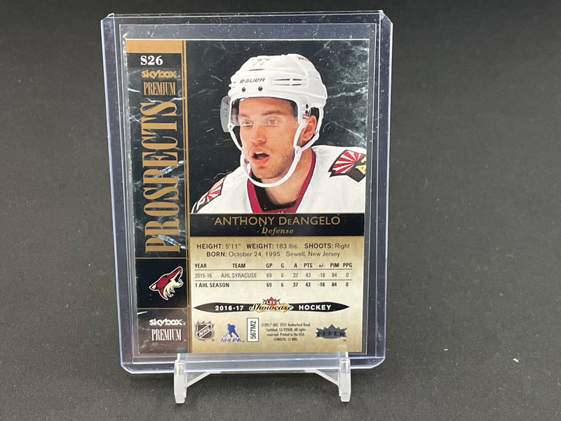 2016 FLEER SHOWCASE - SKYBOX PREMIUM PROSPECTS - A. DEANGELO - #S26 - #'D/499 - RC