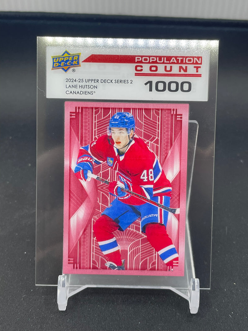 2024 UPPER DECK SERIES TWO - POPULATION COUNT 1000 - L. HUTSON - #PC-58 - #'D/1000 - RC