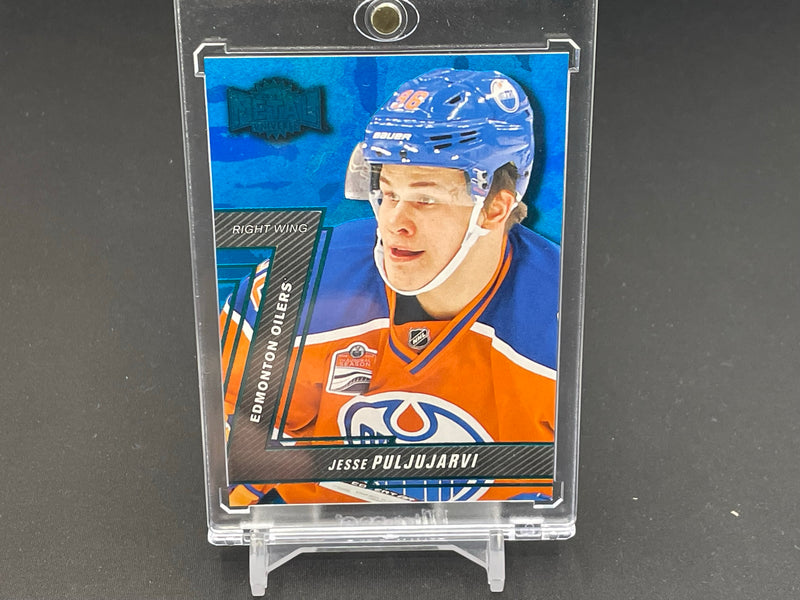 2016 FLEER SHOWCASE METAL UNIVERSE - BLUE PRECIOUS METAL GEMS - J. PULJUJARVI - #MU-32 - #'D/50