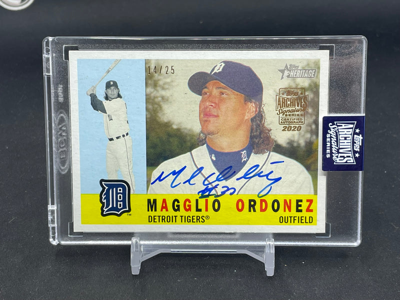 2020 TOPPS ARCHIVES SIGNATURE SERIES - M. ORDONEZ - #400 - #'D/25 - AUTOGRAPH