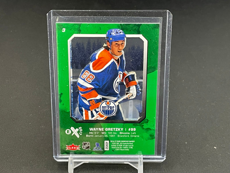 2016 FLEER SHOWCASE - EX GREEN - W. GRETZKY -