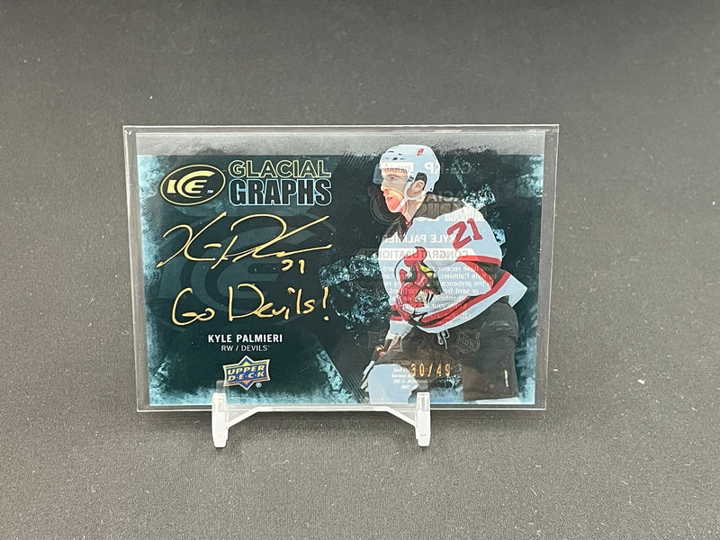 2016 UPPER DECK ICE - GLACIAL GRAPHS INSCRIBED - L. PALMIERI - #GG-KP - #'D/49 - AUTOGRAPH