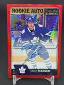 2016 UPPER DECK O-PEE-CHEE PLATINUM - RED PRISM - ROOKIE AUTO - M. MARNER - #R-MM - #'D/50 - AUTOGRAPH - RC