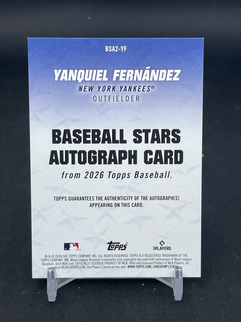 2026 TOPPS SERIES TWO - BASEBALL STARS - Y. FERNANDEZ -