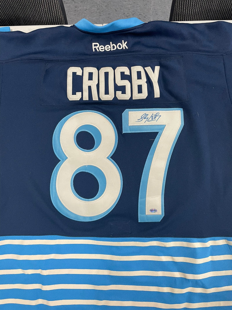 SIDNEY CROSBY - AUTOGRAPHED REEBOK WINTER CLASSIC JERSEY - AUTHENTICATED