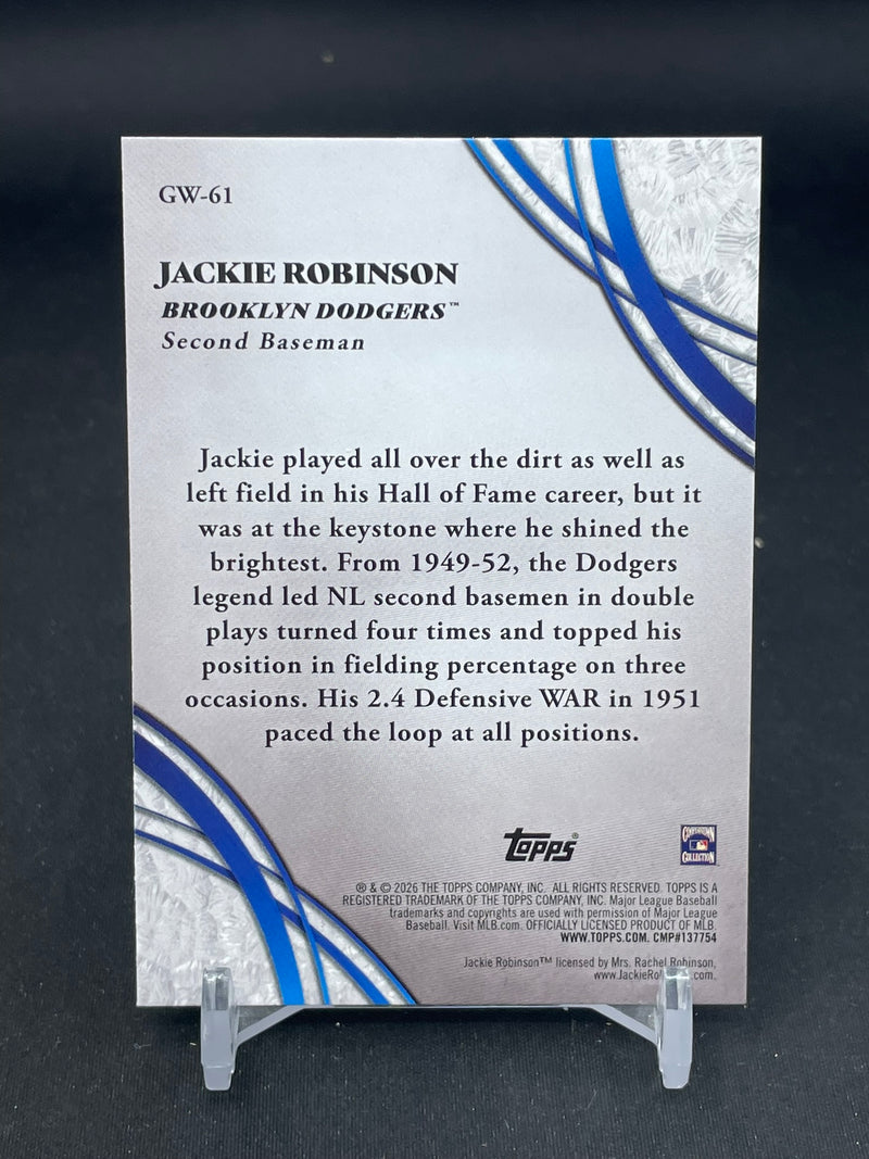 2026 TOPPS SERIES TWO - GLOVE WORK - J. ROBINSON -