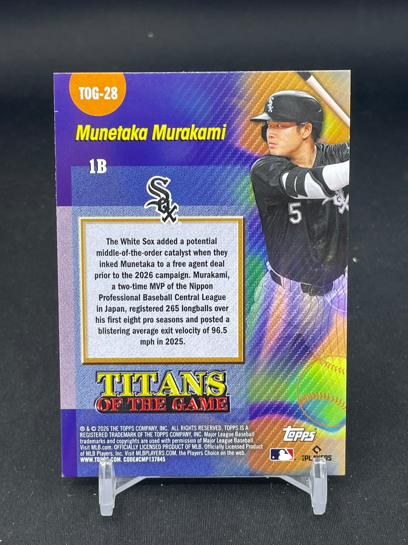 2026 TOPPS SERIES TWO - TITANS OF THE GAME - M. MURAKAMI -