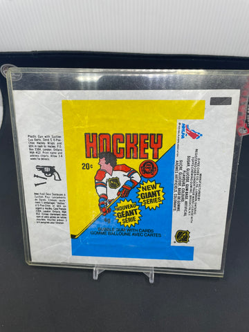 1980 O-PEE-CHEE - HOCKEY WAX PACK - OPENED AND PRESERVED