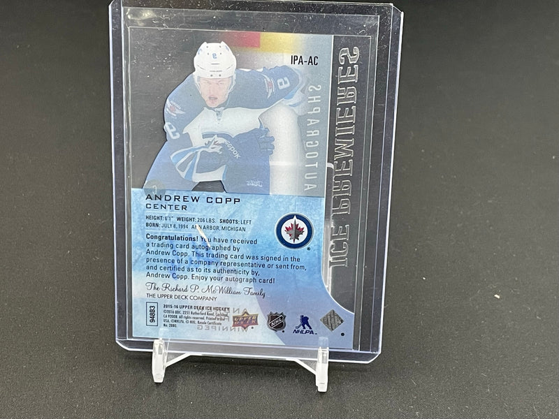 2015 UPPER DECK ICE - ICE PREMIERES AUTOGRAPHS - A. COPP - #IPA-AC - #'D/499 - AUTOGRAPH