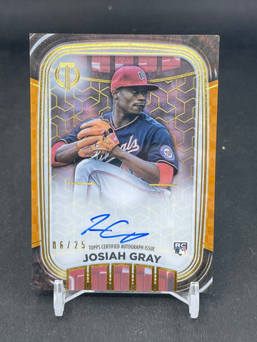 2022 TOPPS TRIBUTE - ICONIC PERSPECTIVES - J. GRAY - #IPA-JG - #'D/25 - AUTOGRAPH - RC