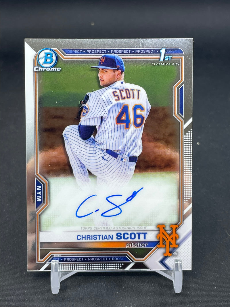 2021 TOPPS BOWMAN CHROME - 1ST BOWMAN - C. SCOTT -