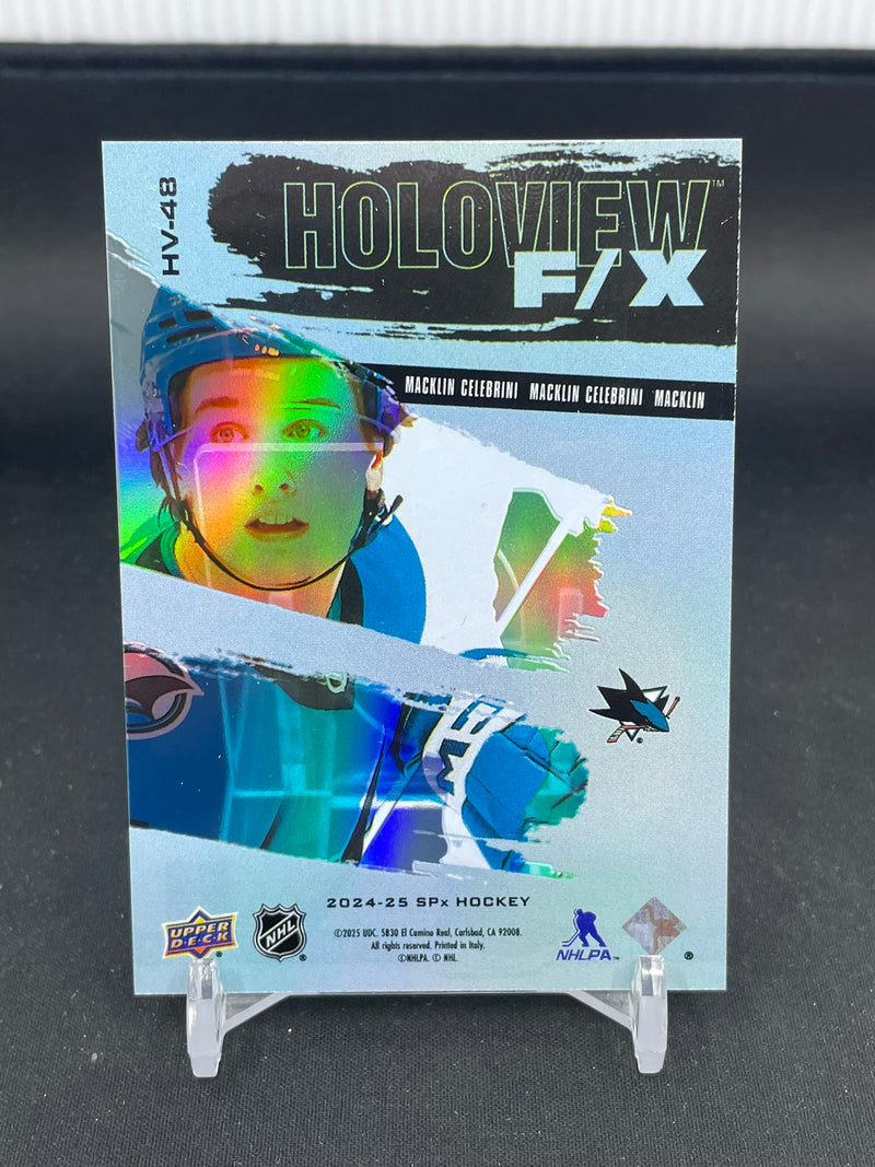2024 UPPER DECK SPX - HOLOWVIEW FX ROOKIE - M. CELEBRINI -