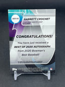 2020 TOPPS BOWMAN'S BEST - G. CROCHET -