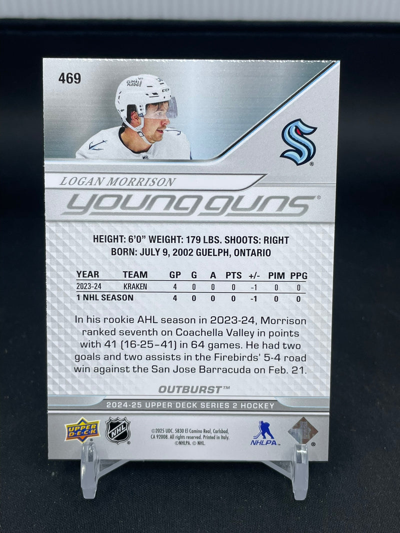 2024 UPPER DECK SERIES TWO - OUTBURST - YOUNG GUNS - L. MORRISON -