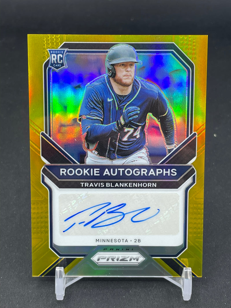 2021 PANINI PRIZM - GOLD PRIZM - ROOKIE AUTOGRAPHS - T. BLANKENHORN - #RA-TB - #'D/10 - AUTOGRAPH - RC