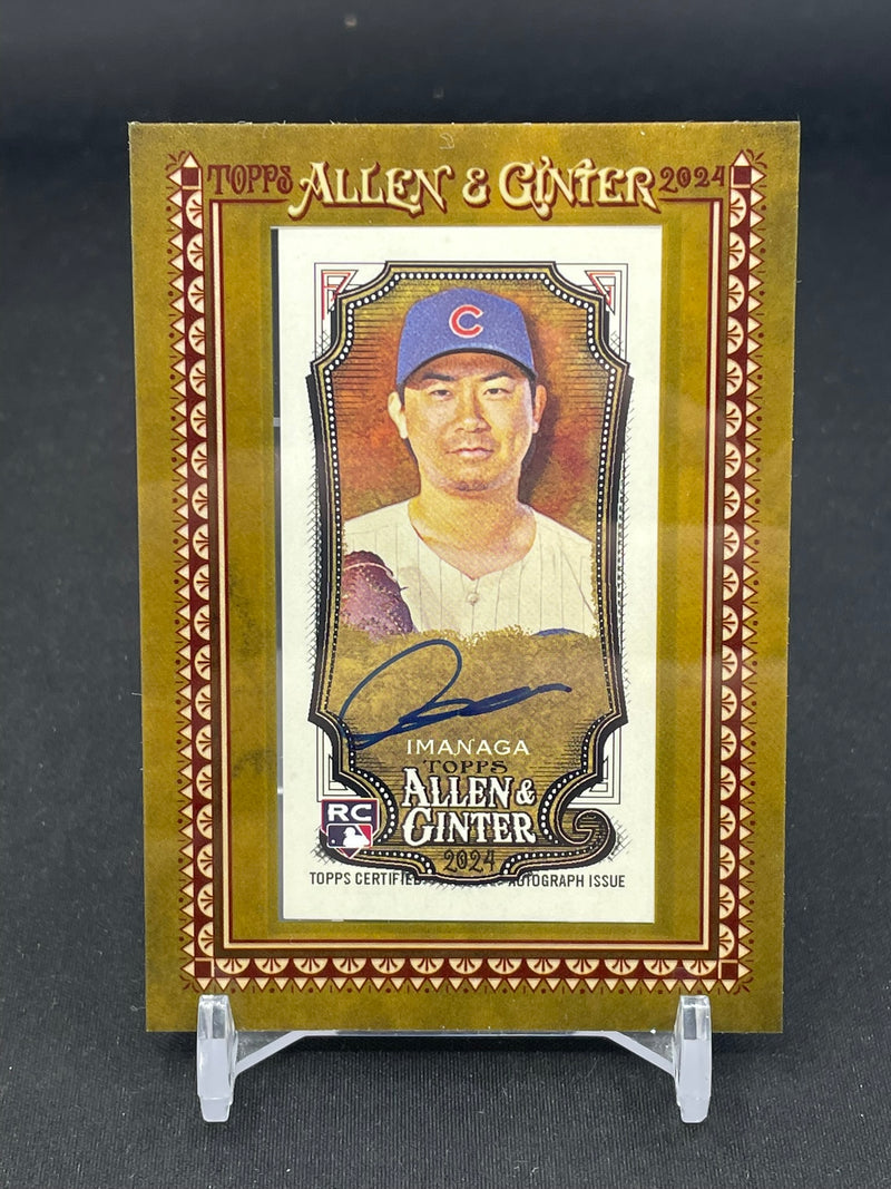 2024 TOPPS ALLEN & GINTER - FRAMED MINI AUTO - IMANAGA -