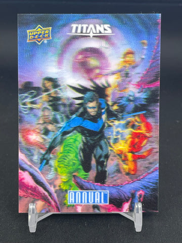 2023 UPPER DECK DC ANNUAL - TITANS LENTICULAR - BEAST WORLD #1 - #TL-20
