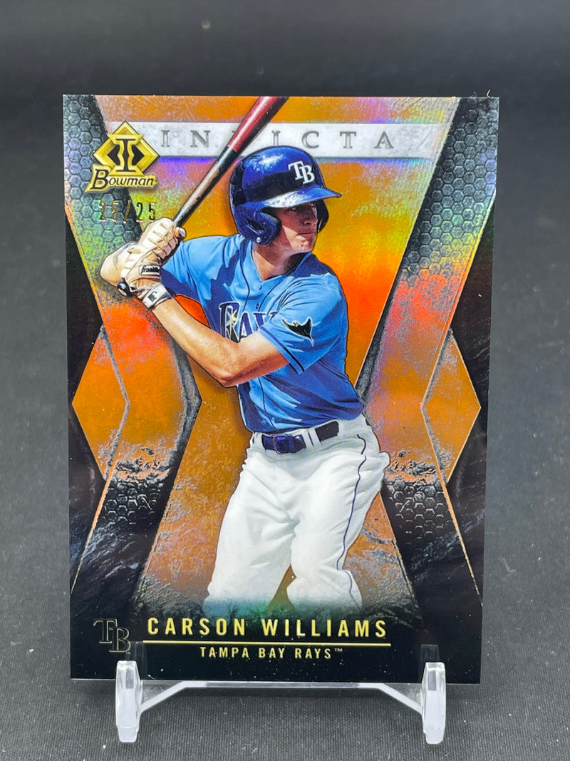 2021 TOPPS BOWMAN INVICTA - ORANGE REFRACTOR - C. WILLIAMS - #BI-19 - #'D/25