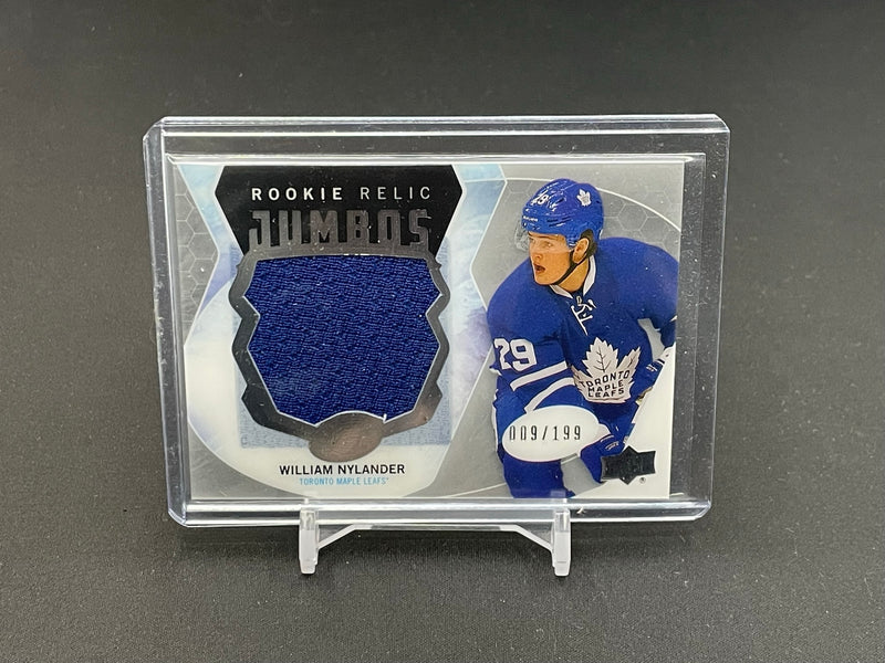2016 UPPER DECK ICE - ROOKIE RELIC JUMBOS - W. NYLANDER - #RRJ-WN - #'D/199 - RELIC - RC