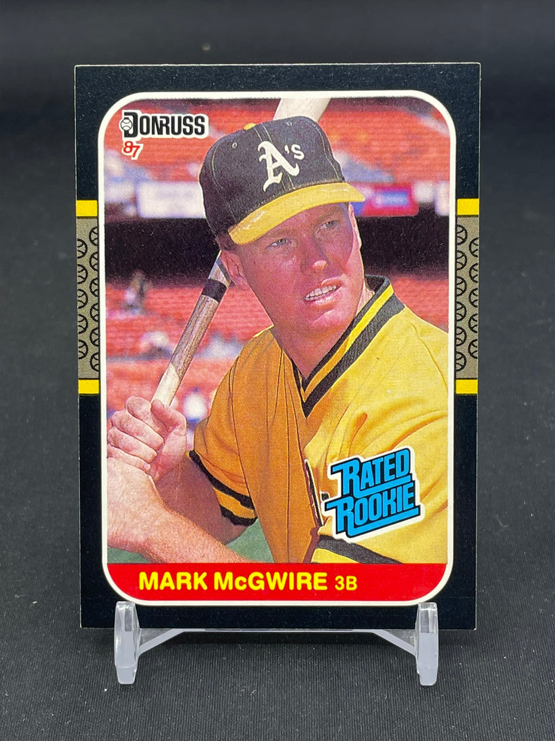 1987 LEAF DONRUSS - RATED ROOKIE - RATED ROOKIE - M. MCGWIRE -