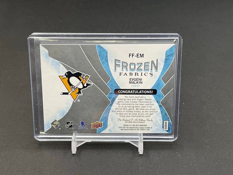 2016 UPPER DECK ICE - FROZEN FABRICS - E. MALKIN -