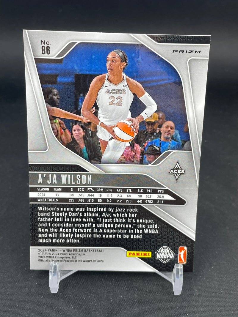 2024 PANINI PRIZM WNBA - BLUE VELOCITY - A. WILSON -