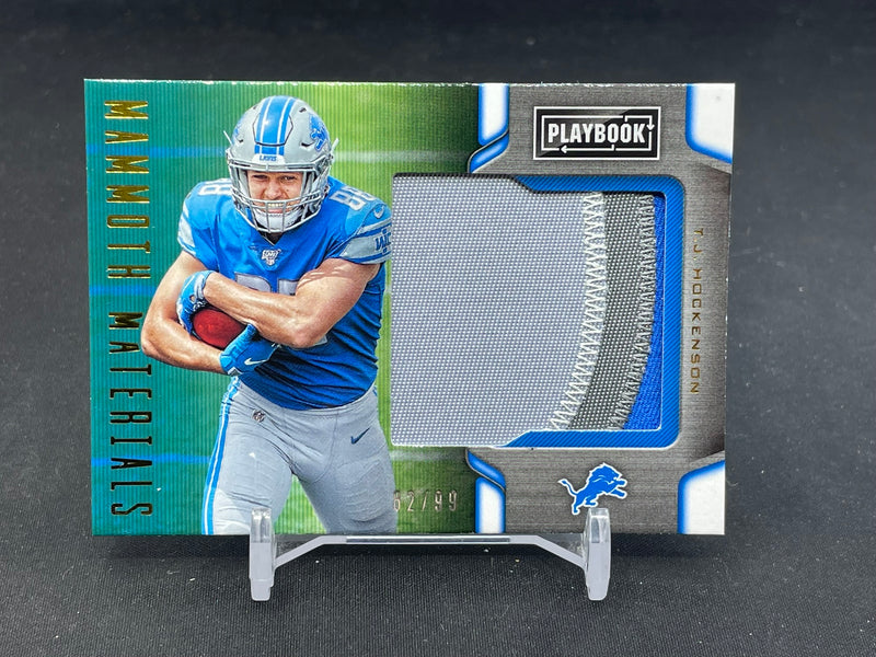 2019 PANINI PLAYBOOK - MAMMOTH MATERIALS - T. HOCKENSON - #MM-21 - #'D/99 - RELIC