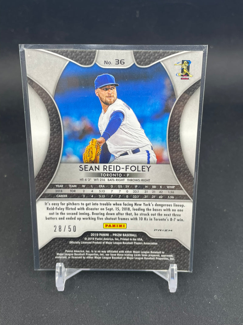 2019 PANINI PRIZM - SNAKE SKIN PRIZM - S. REID-FOLEY - #36 - #'D/50 - RC
