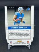 2019 PANINI OBSIDIAN - ROOKIE ERUPTION - T. HOCKENSON - #RE-37 - #'D/100 - RELIC - RC