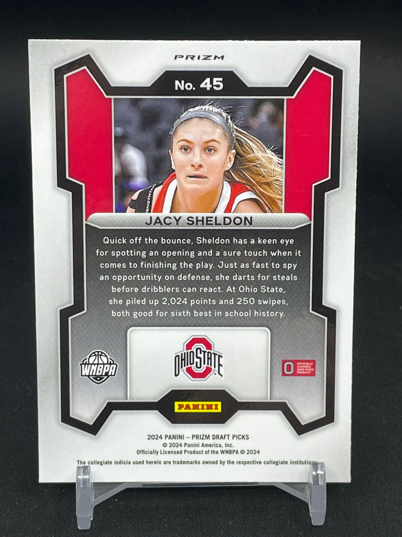 2024 PANINI PRIZM DRAFT PICKS - GREEN PRIZM - J. SHELDON -