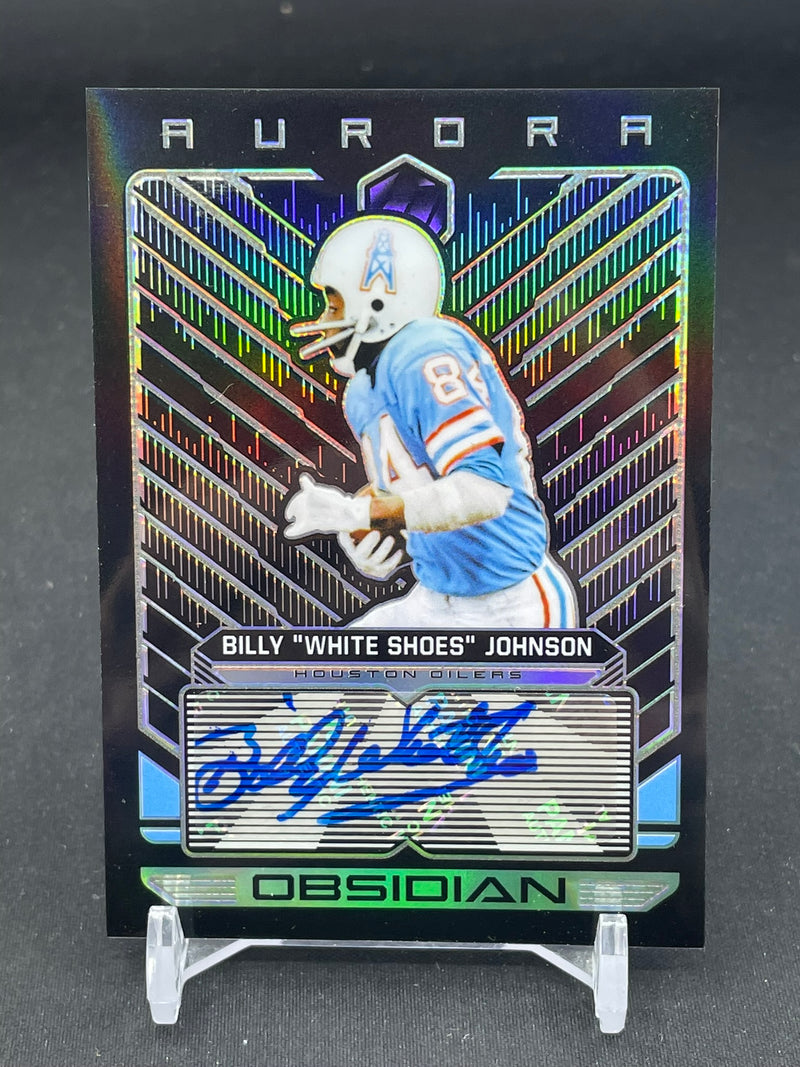 2019 PANINI OBSIDIAN - AURORA - "BILLY WHITE SHOES" JOHNSON - AA-BWS -