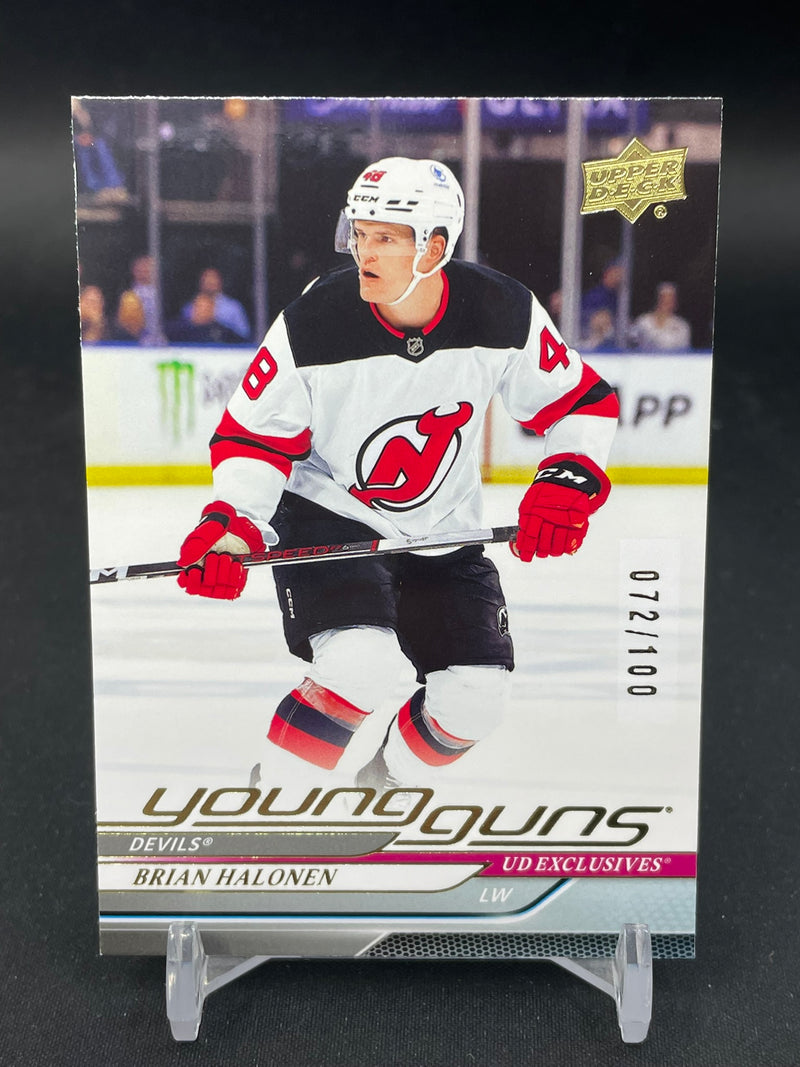 2024 UPPER DECK SERIES TWO - UD EXCLUSIVES - YOUNG GUNS - B. HALONEN - #452 - #'D/100 - RC