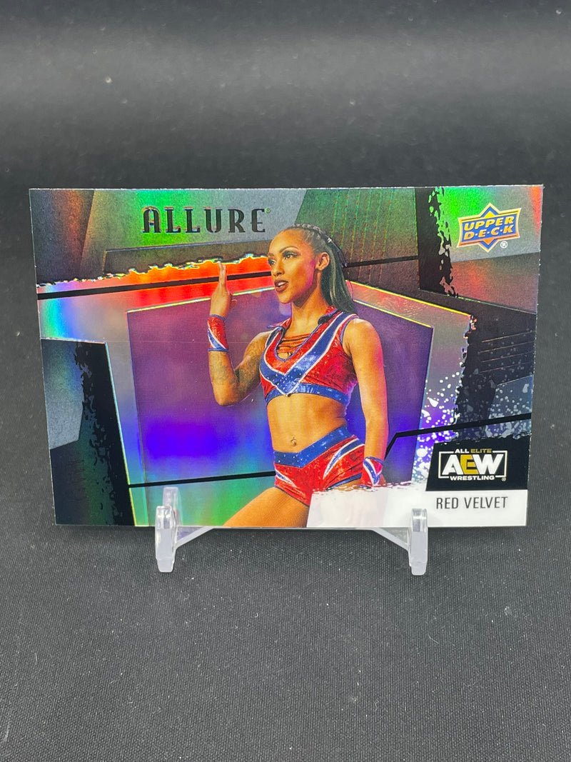 2022 UPPER DECK ALLURE - BLACK RAINBOW - RED VELVET -