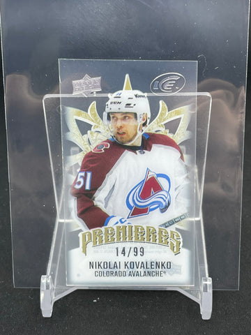 2024 UPPER DECK ICE - GOLD - MINI - PREMIERES - N. KOVALENKO - #MP-NK - #'D/99