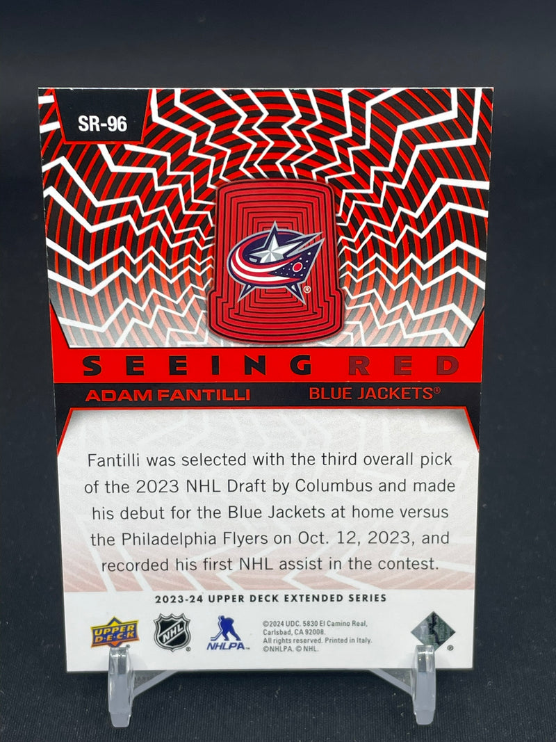 2023 UPPER DECK EXTENDED SERIES - SILVER FOIL - SEEING RED - A. FANTILLI -