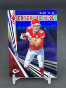 2019 PANINI PHOENIX - BLUE - CATCHING FIRE - T. KELCE - #15 - #'D/35