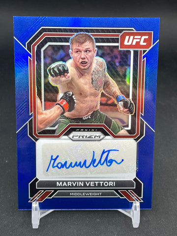 2023 PANINI PRIZM - BLUE PRIZM - M. VETTORI - #SA-MVT - #'D/49 - AUTOGRAPH - RC