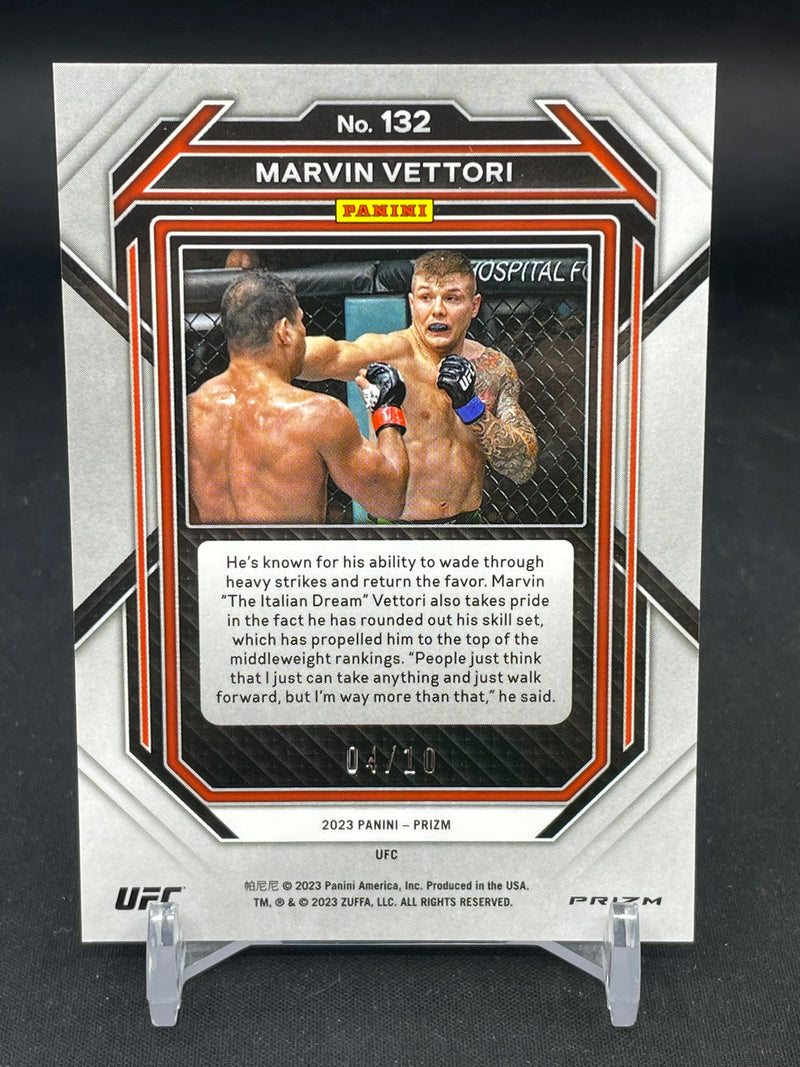 2023 PANINI PRIZM - BLUE SHIMMER PRIZM - M. VETTORI - #132 - #'D/10