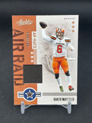 2019 PANINI ABSOLUTE - AIR RAID - B. MAYFIELD - #AR-1 - #'D/199 - RELIC