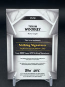 2020 TOPPS UFC STRIKING SIGNATURES - T. WOODLEY - #STS-TW - #'D/633 - AUTOGRAPH