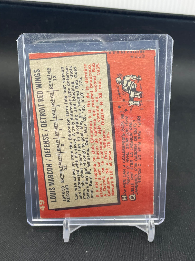 1959 TOPPS - L. MARCON -