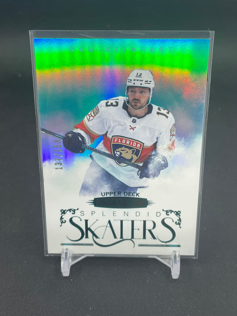 2022 UPPER DECK STATURE - SPLENDID SKATERS - GREEN - S. REINHART - #SS-5 - #'D/150